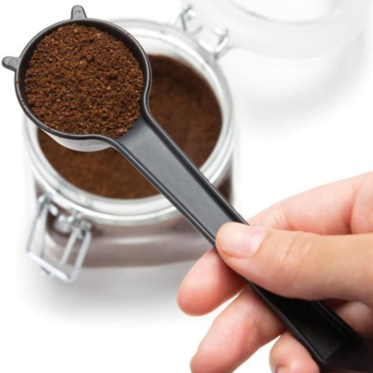5 PCS Cartoon Giraffe Shape Coffee Spoon Coffee Bean Powder Quantitative Spoon Metering Plastic Spoon(Black) - free shipping - PMC TechLife - Order now!