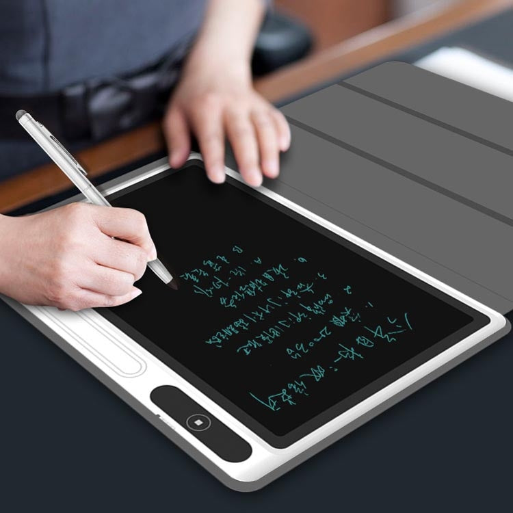 10.1 Inch LCD Handwriting Board Light Energy Electronic Drawing Board Hand-Painted Board Smart Small Blackboard Writing Board(Black With Leather Case)) - free shipping - PMC Jewellery - Order now!