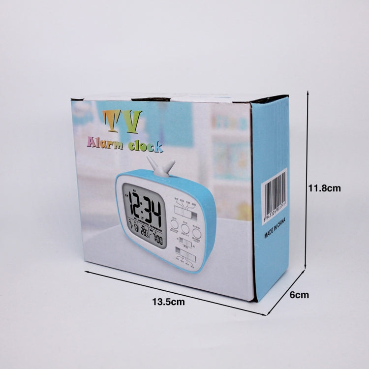 G179 Retro TV Alarm Clock Student Dormitory Bed Electronic Clock(Pink English Version) - Novelty Clock by PMc TechLife | Online Shopping South Africa | PMc TechLife | Buy Now Pay Later Mobicred