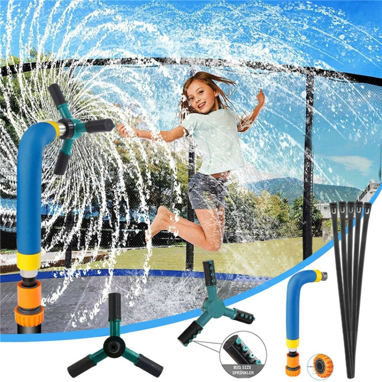 Trampoline 360 Degree Automatic Rotating Sprinkler Gardening Water Toy,Size: Large (Green) - Watering & Irrigation by PMc TechLife | Online Shopping South Africa | PMc TechLife | Buy Now Pay Later Mobicred