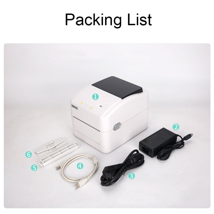 Xprinter XP-420B 108mm Express Order Printer Thermal Label Printer, Style:USB+Bluetooth(AU Plug) - free shipping - PMC TechLife - Order now!