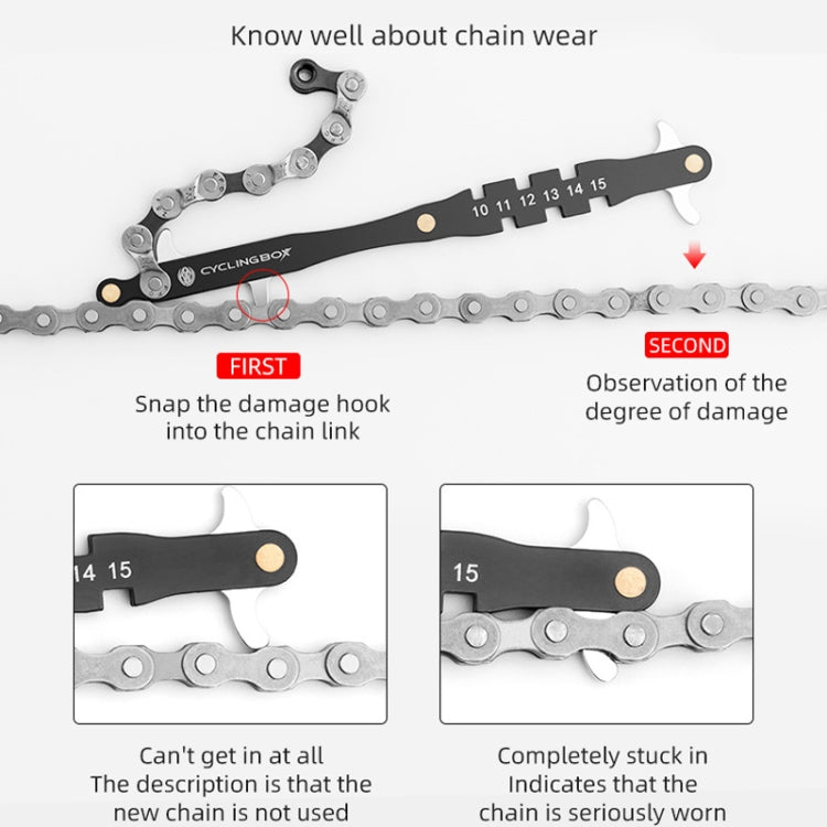 CYCLINGBOX BG-201401 Bicycle Repair Flywheel Disassembly Wrench Mountain Bike Portable Fast Repair Wrench(Black) - Maintenance tools by PMc TechLife | Online Shopping South Africa | PMc TechLife | Buy Now Pay Later Mobicred