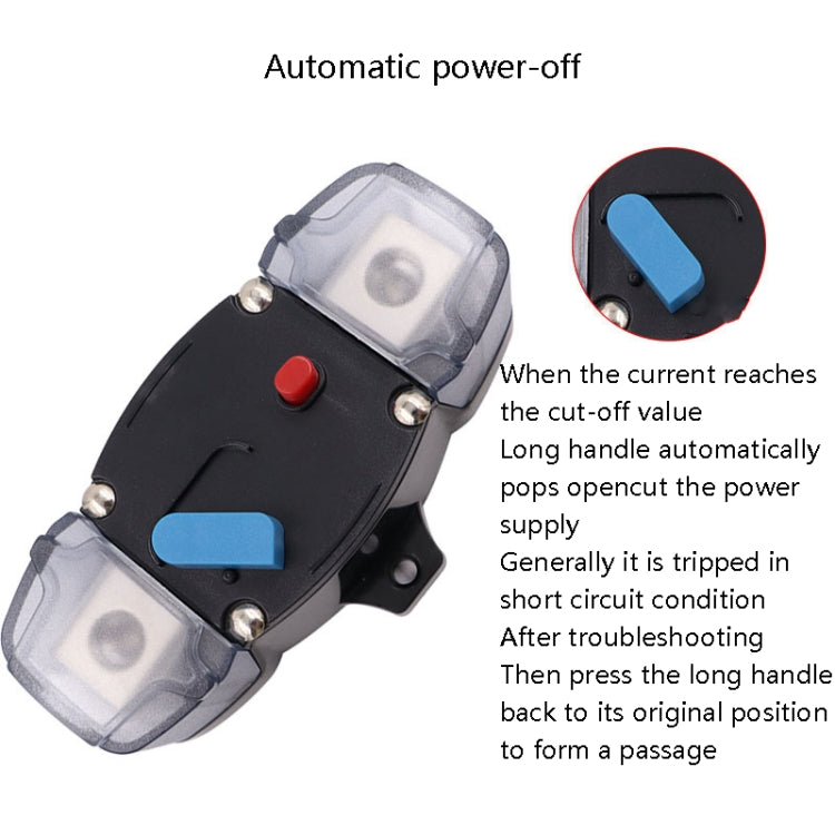 CB8 Car Route Yacht Ship Audio Refit Automatic Circuit Breaker Power Circuit Protection Insurance Switch, Specification: 60A - Fuse by PMC TechLife | Online Shopping South Africa | PMC TechLife | Buy Now Pay Later Mobicred