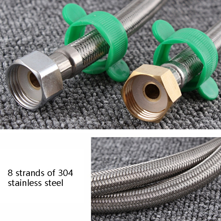 1.2m Copper Hat 304 Stainless Steel Metal Knitting Hose Toilet Water Heater Hot And Cold Water High Pressure Pipe 4/8 Inch DN15 Connecting Pipe - free shipping - PMC TechLife - Order now!