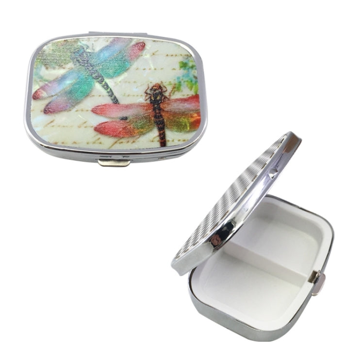 2 PCS Y10336 Two-Compartment Metal Portable Pill Box(Wind Cloud) - free shipping - PMC TechLife - Order now!