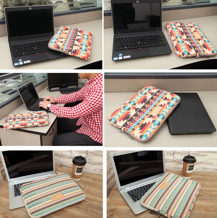 LiSEN LS-518 Lingge Pattern Laptop Computer Liner Bags, Size: 11.6 inch(Rose Red Pattern Geometry) - free shipping - PMC TechLife - Order now!