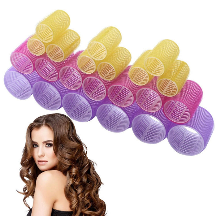 12 PCS/Set Self-Adhesive Curling Iron Hair Core Fluffy Hairdressing Tool���Random Colour Delivery, Specification: 63x36mm - free shipping - PMC TechLife - Order now!