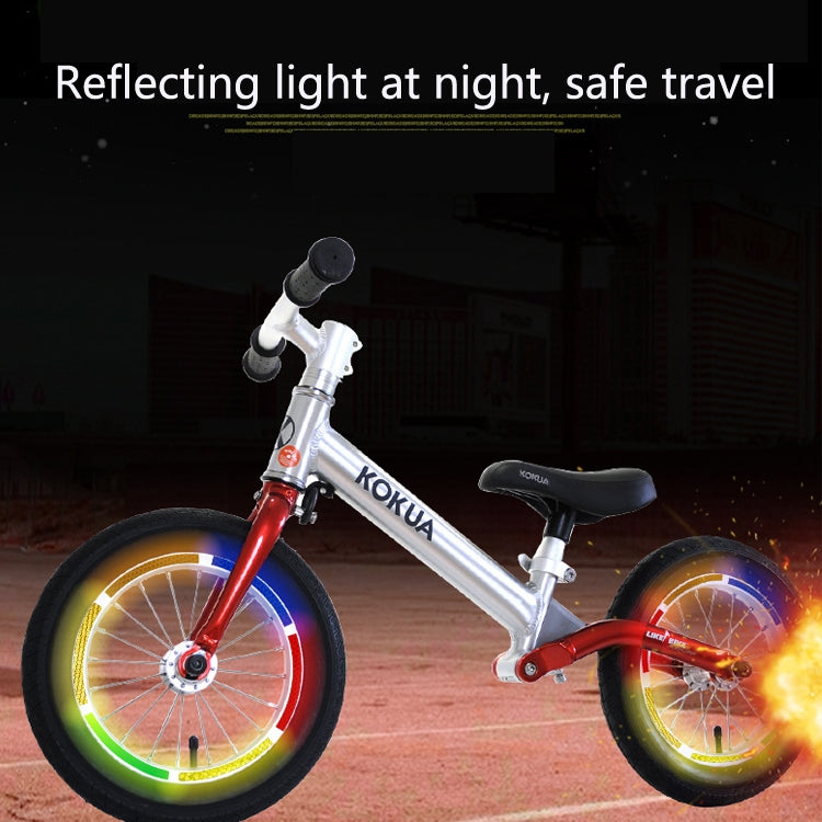 Jg-Phc-12 Children Bicycle Scooter Reflective Sticker Night Warning Riding Contour Sticker(Red) - Decorative Accessories by PMC TechLife | Online Shopping South Africa | PMC TechLife | Buy Now Pay Later Mobicred
