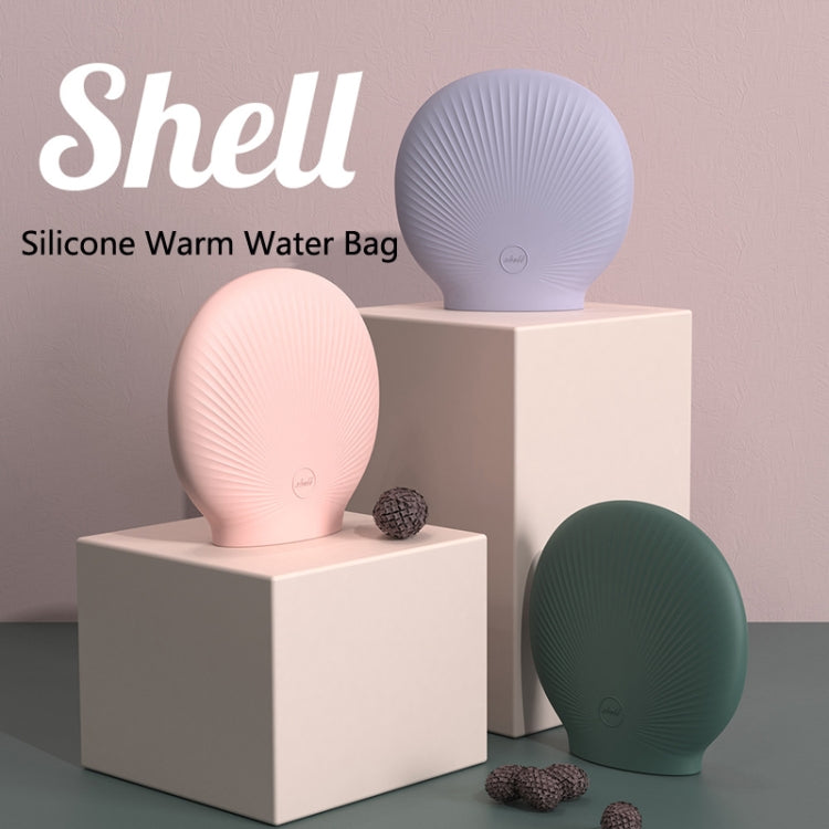 Shell Cartoon Silicone Water Injection Warm Water Bag Hand Warmer(Purple) - Hot Water Bags by PMC TechLife | Online Shopping South Africa | PMC TechLife | Buy Now Pay Later Mobicred