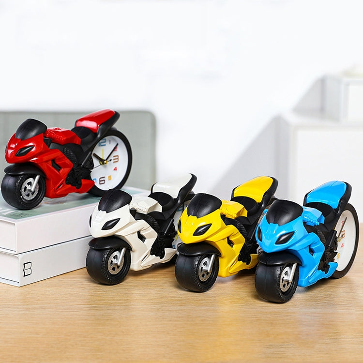 Motorcycle Alarm Clock Ornaments Creative Child Gift Clock(Yellow Motorcycle Racing) - Alarm Clocks by PMc TechLife | Online Shopping South Africa | PMc TechLife | Buy Now Pay Later Mobicred