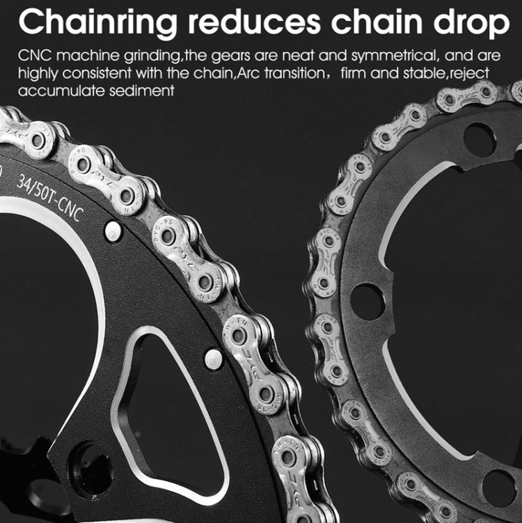 WEST BIKING 34T-50T Road Bike Racing Folding Chainwheel(Red) - free shipping - PMc TechLife - Order now!