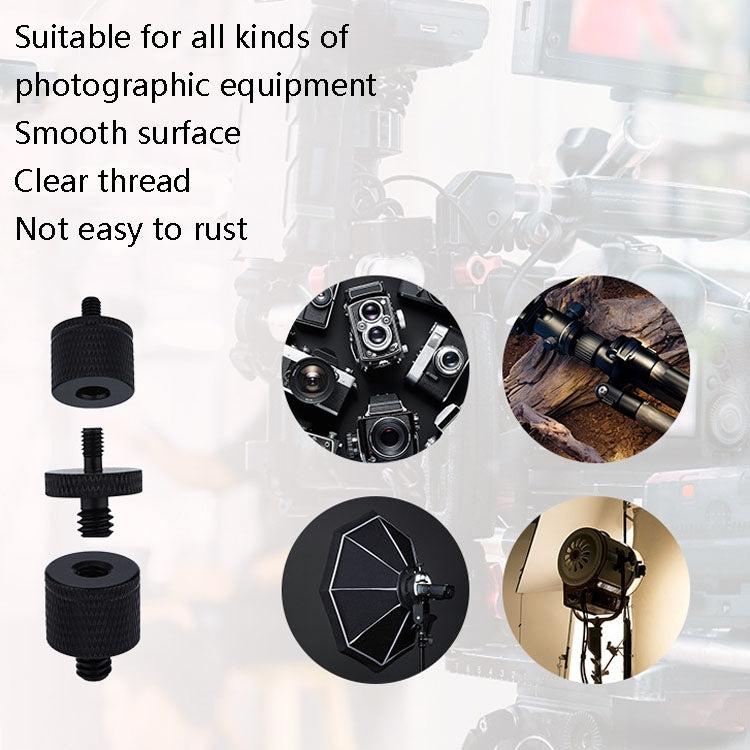 4 PCS Screw Adapter A24 1/4 Male to M4 Male Screw - by PMC TechLife | Online Shopping South Africa | PMC TechLife