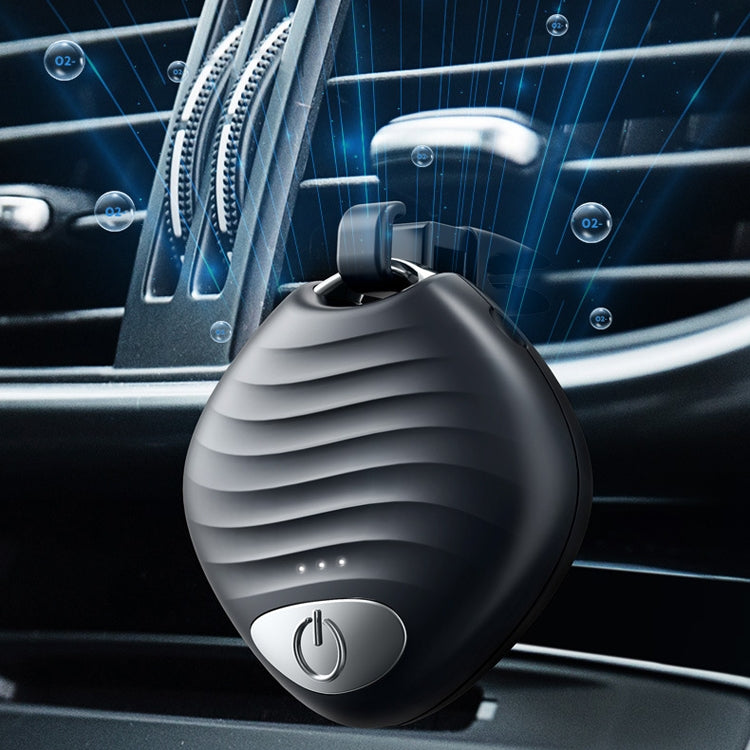 Neck Car Negative Ion Air Purifier(S02 Black) - Air Purifiers & Accessories by PMc TechLife | Online Shopping South Africa | PMc TechLife | Buy Now Pay Later Mobicred