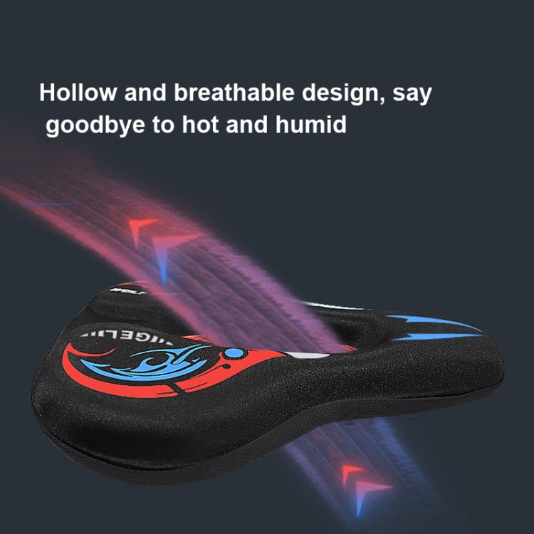 Bicycle Seat Cover Thickened Silicone Shock-absorbing Saddle Cover(Red) - Bicycle Saddle by PMc TechLife | Online Shopping South Africa | PMc TechLife | Buy Now Pay Later Mobicred