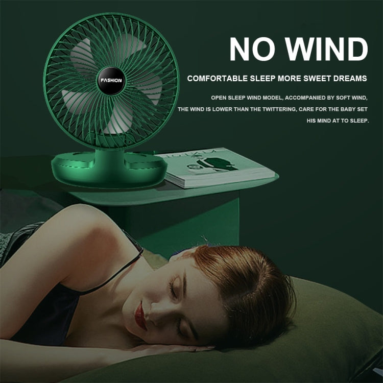 Folding Office Desktop Household Portable Small Fan, Size: 8 inch(White USB Direct Plug) - Electric Fans by PMC TechLife | Online Shopping South Africa | PMC TechLife | Buy Now Pay Later Mobicred