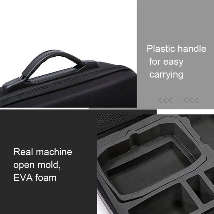Suitcase Backpack Messenger Bag Organizer for DJI MINI 3 PRO( Pu Diamond Pattern) - Carry Cases & Bags by PMC TechLife | Online Shopping South Africa | PMC TechLife | Buy Now Pay Later Mobicred