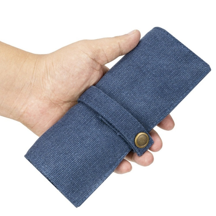 Nylon Canvas Watch & Strap Portable Storage Bag(Blue) - free shipping - PMC TechLife - Order now!