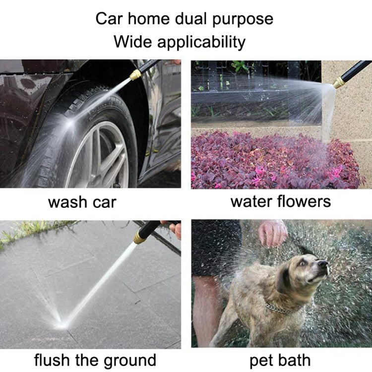High Pressure Car Wash Hose Telescopic Watering Sprinkler, Style: H2+3 Connector+25m Tube+Foam Pot - Car Washer & Accessories by PMC TechLife | Online Shopping South Africa | PMC TechLife | Buy Now Pay Later Mobicred