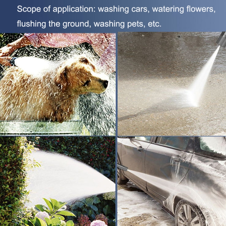 YYS-491 Aluminum Alloy Car Wash High Pressure Sprinkler Household Car Wash Tool Set(Black) - Car Washer & Accessories by PMC TechLife | Online Shopping South Africa | PMC TechLife | Buy Now Pay Later Mobicred