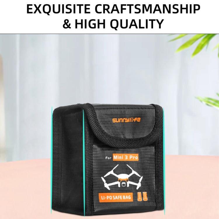 Sunnylife Battery Explosion-proof Bag Storage Bag for DJI Mini 3 Pro,Size: Can Hold 2 Batteries - Carry Cases & Bags by Sunnylife | Online Shopping South Africa | PMC TechLife | Buy Now Pay Later Mobicred