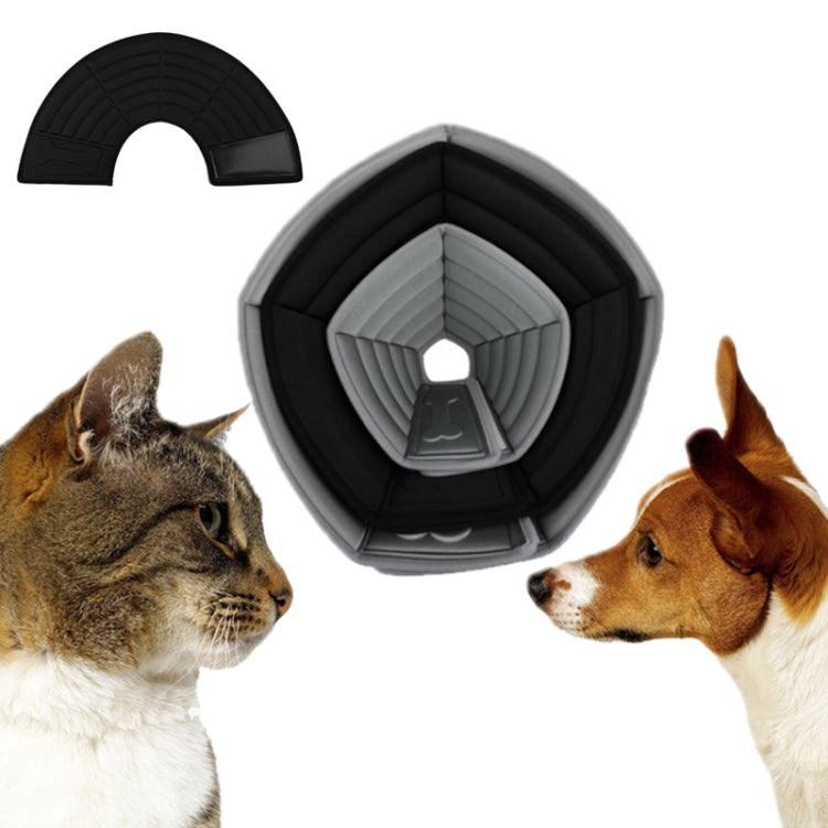 Pet Grooming Anti-Bite Neck Ring, Specification: XL(Grey) - Collars by PMC TechLife | Online Shopping South Africa | PMC TechLife | Buy Now Pay Later Mobicred