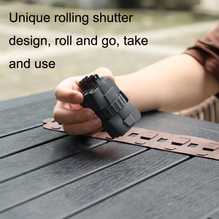 Sunnylife MM3-SN443 For Mini 3 Pro Propeller Blades + Silicone Folding Storage Bag(Blue Strip+Gray Bag) - DIY Propeller by Sunnylife | Online Shopping South Africa | PMC TechLife | Buy Now Pay Later Mobicred