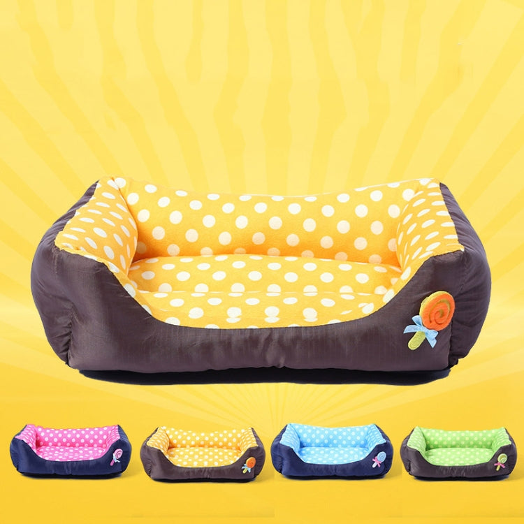 Cartoon Pet Kennel Square Cushion For Small And Medium Pet, Specification: M(Blue) - free shipping - PMC TechLife - Order now!