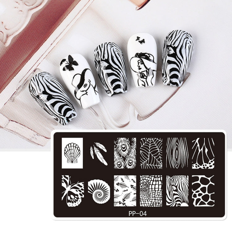 Butterfly Dream Nail Art Printed Steel Plate(E084-2) - Nail Stickers by PMC Jewellery | Online Shopping South Africa | PMC Jewellery | Buy Now Pay Later Mobicred