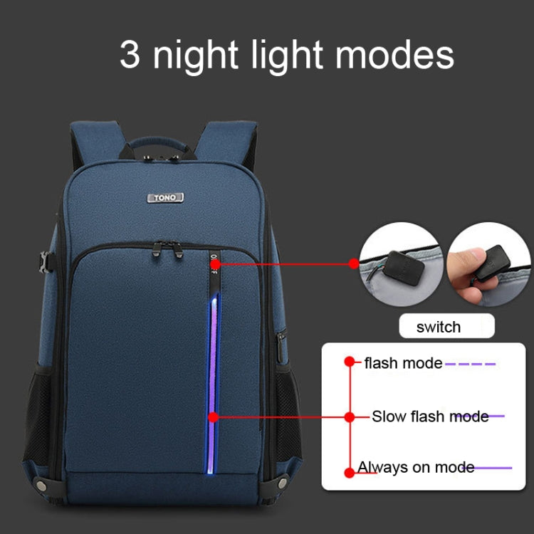 TONO LED Light SLR Digital Camera Backpack With USB Port(Grey) - free shipping - PMC TechLife - Order now!