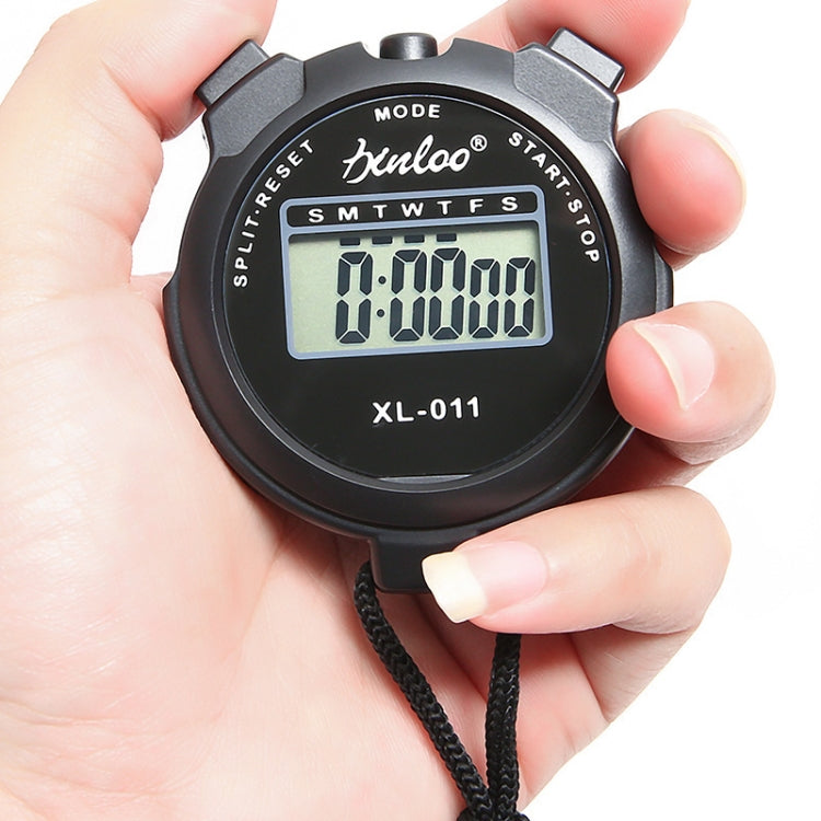 XINLOO XL-011 Display Single Memory Stopwatch Running Fitness Training Electronic Timer(Orange) - Pedometer by null | Online Shopping South Africa | PMC TechLife | Buy Now Pay Later Mobicred