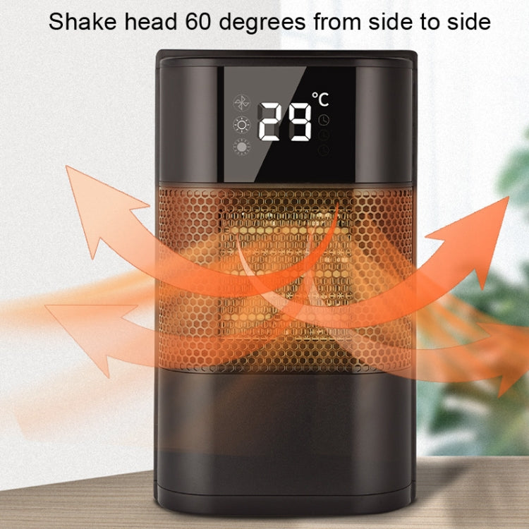 N8 Table Air Heater Indoor Quick Heat Energy Saving Electric Heater, Specification: EU Plug(Black) - Electric Heaters by PMC TechLife | Online Shopping South Africa | PMC TechLife