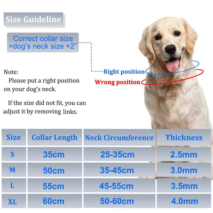Cloth Tape Paste Detachable Training Stimulation Dog Collar, Size: L 3.5mm x 55cm(With Cap) - Collars by PMC TechLife | Online Shopping South Africa | PMC TechLife