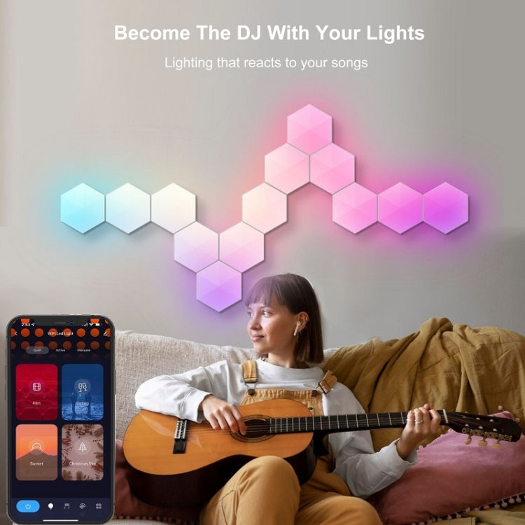 Gaming Ambient Light Smart Chiclet Backdrop Quantum Wall Light, Versions: WIFI(10 PCS/Set) - Novelty Lighting by PMC TechLife | Online Shopping South Africa | PMC TechLife | Buy Now Pay Later Mobicred