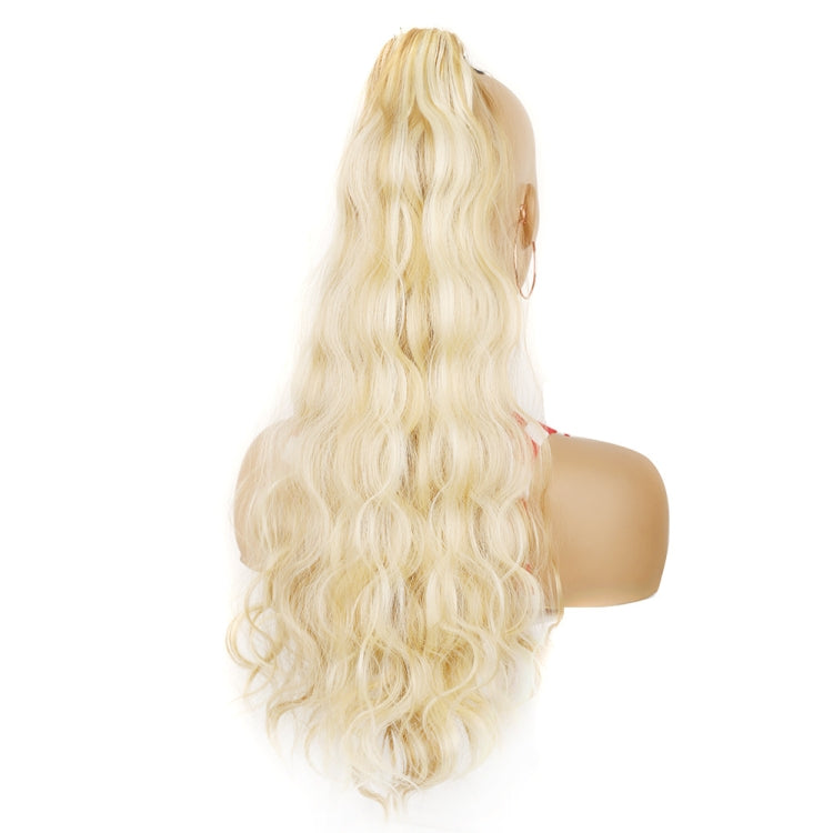 MST08 Adhesive Tie-On Wigs Ponytail Fluffy Long Curly Wigs High-Ponytail(27H613) - free shipping - PMC TechLife - Order now!
