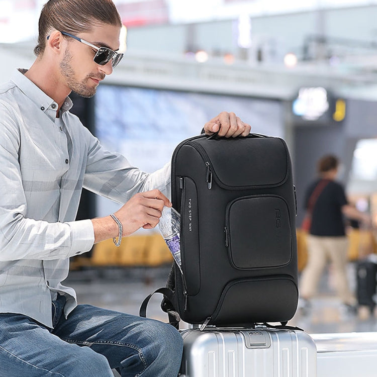 BANGE BG-7216plus Antitheft Waterproof Travel Men Backpack 15.6 Inch Laptop Bag(Grey) - free shipping - PMC Jewellery - Order now!