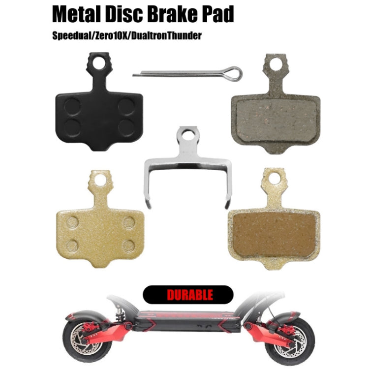Mountain Bike Resin Semi-Metal Brake Pads(Gold) - Bicycle Brake Parts by PMc TechLife | Online Shopping South Africa | PMc TechLife | Buy Now Pay Later Mobicred