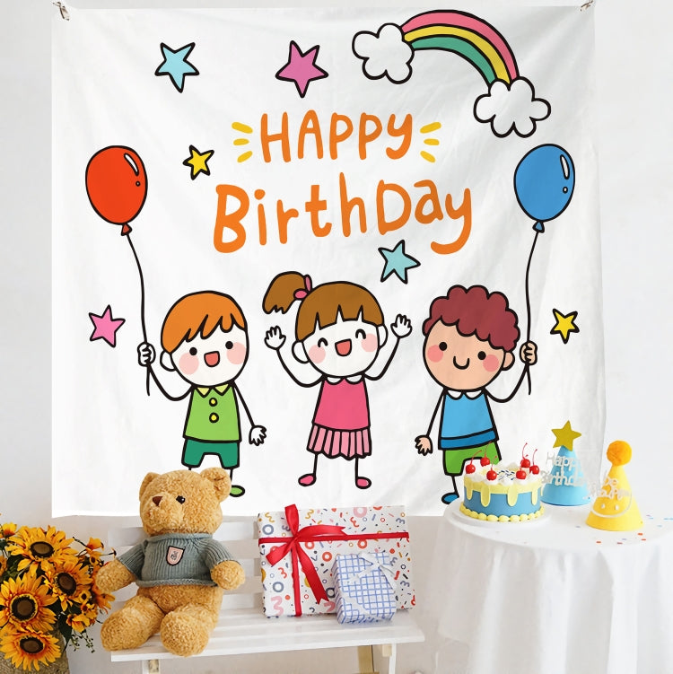 Birthday Layout Hanging Cloth Children Photo Wall Cloth, Size: 150x180cm Velvet(19) - Cartoon by PMC TechLife | Online Shopping South Africa | PMC TechLife | Buy Now Pay Later Mobicred
