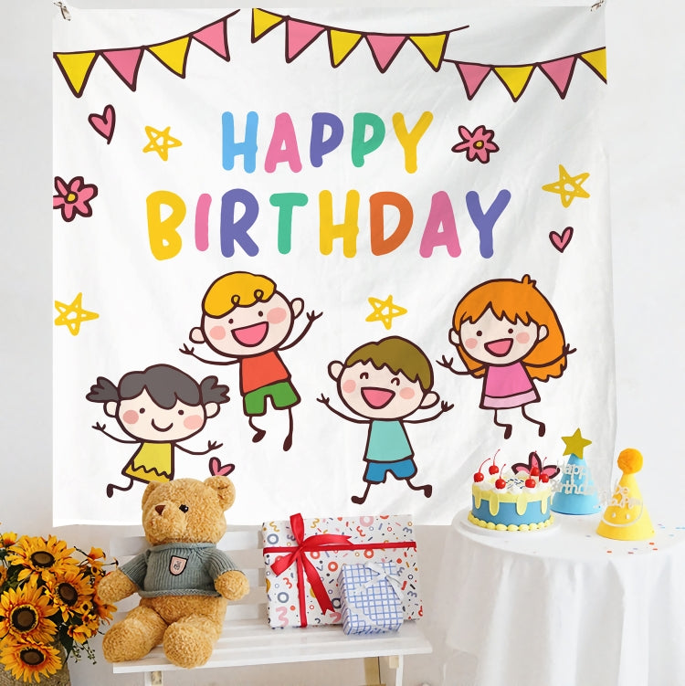 Birthday Layout Hanging Cloth Children Photo Wall Cloth, Size: 150x230cm Velvet(twenty one) - Cartoon by PMC TechLife | Online Shopping South Africa | PMC TechLife | Buy Now Pay Later Mobicred