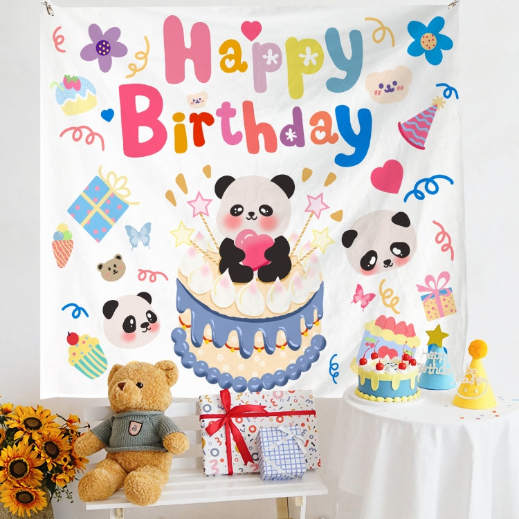 Birthday Layout Hanging Cloth Children Photo Wall Cloth, Size: 180x230cm Velvet(5) - Cartoon by PMC TechLife | Online Shopping South Africa | PMC TechLife | Buy Now Pay Later Mobicred