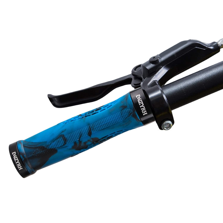 MZYRH 1pair Mountain Bike Bicycle Handlebar Grips Protective Covers(Black Blue) - Bicycle Grips by MZYRH | Online Shopping South Africa | PMC TechLife