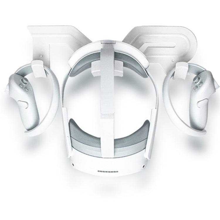 Wall Bracket Display Stand For Meta Quest 2/Pico Neo 3/Pico 4/Pro VR Accessories(White) - VR Accessories by PMC TechLife | Online Shopping South Africa | PMC TechLife | Buy Now Pay Later Mobicred