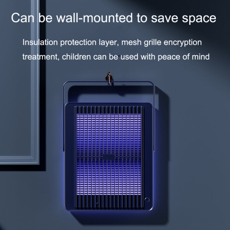 Indoor Outdoor Electric Mosquito Killer Light 2 In 1 Inhalation Mosquito Trap(Blue) - Outdoor Insect Repellent by PMC TechLife | Online Shopping South Africa | PMC TechLife