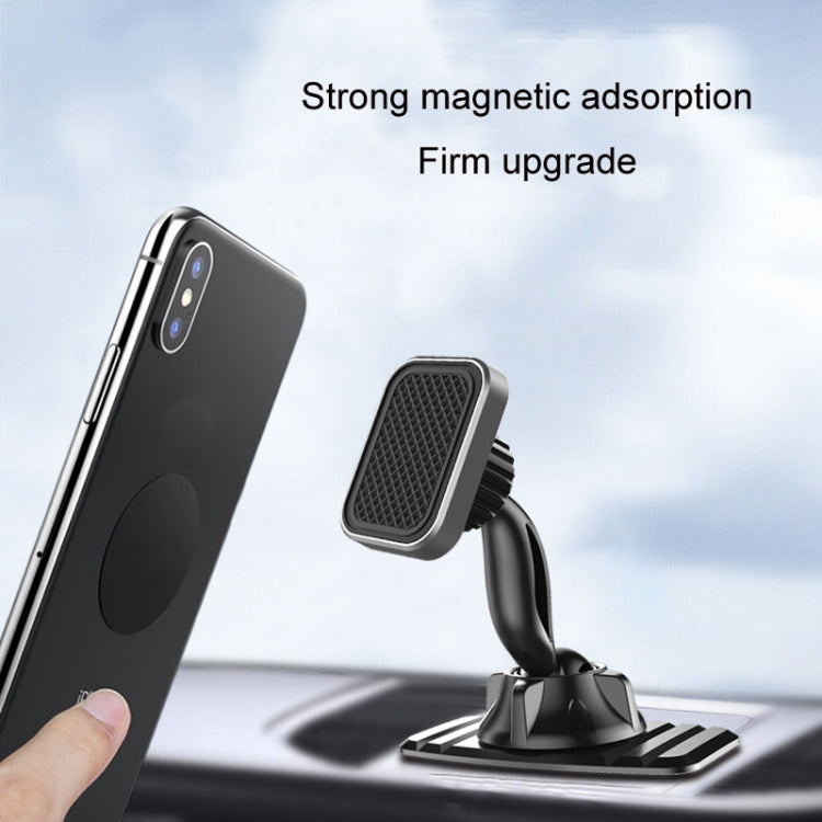Car Center Console Paste Magnetic Mobile Phone Holder(Black) - Car Holders by PMC TechLife | Online Shopping South Africa | PMC TechLife | Buy Now Pay Later Mobicred