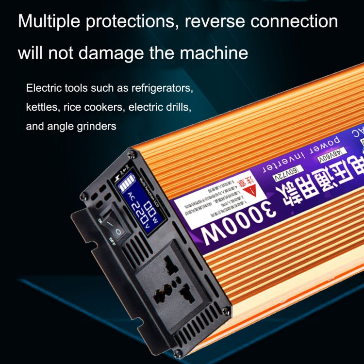 XINBOKE Universal Positive Wave Car Inverter Home Solar Inverter 60V/72V 1500W To 220V 700W - Modified Square Wave by PMC TechLife | Online Shopping South Africa | PMC TechLife | Buy Now Pay Later Mobicred
