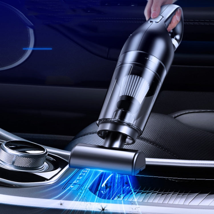 Car Wireless Charging High Power Handheld Vacuum Cleaner Black Standard - Vacuum Cleaner by PMC TechLife | Online Shopping South Africa | PMC TechLife | Buy Now Pay Later Mobicred