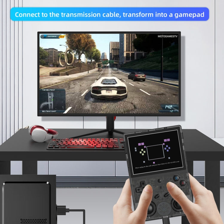 ANBERNIC RG353V 3.5 Inch Wireless Game Box Android 11 Linux OS Handheld Game Console 128G 25,000 Games(Transparent Purple) - free shipping - PMC TechLife - Order now!