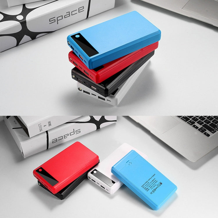 Q6 Removable 6 Sections 18650 Battery Box Charger Case, Style: Flash/Fast Charge(White) - free shipping - PMc TechLife - Order now!