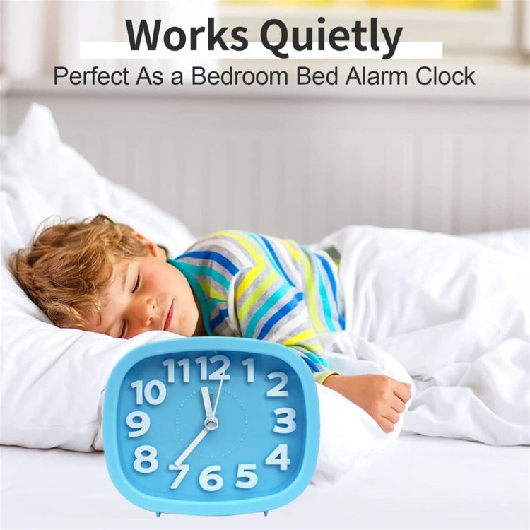 Square Candy Color Stereo Digital Silent Alarm Clock Children Student Alarm Clock(Black) - Alarm Clocks by PMc TechLife | Online Shopping South Africa | PMc TechLife | Buy Now Pay Later Mobicred