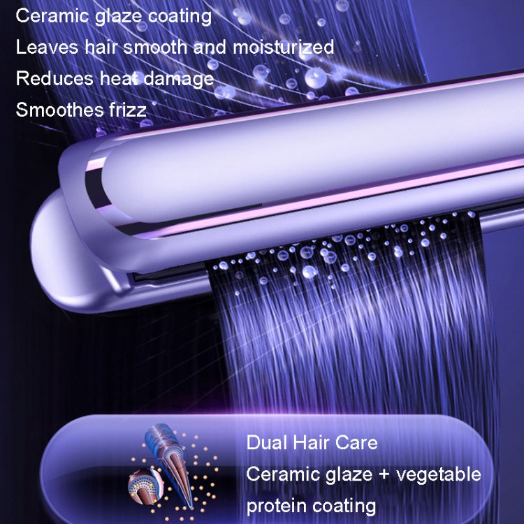 LTBEAR Negative Ion Straightening Curling Hair Wet and Dry Clipper Anti Hot Curling Iron, CN Plug(Ivory White) - free shipping - PMC TechLife - Order now!