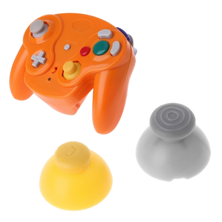 For Nintendo Gamecube NGC Controller 10pcs Joystick Cap Replacement Parts(Yellow) - Switch Spare Parts by PMC TechLife | Online Shopping South Africa | PMC TechLife